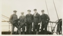 Image of MacMillan, Smith, Doyle, Ridley, Charlie on board Thetis